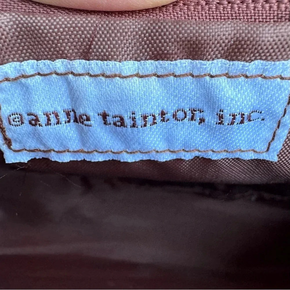 Vintage Anne Taintor Cheap At Twice The Price Wristlet Cosmetic Makeup Bag - Picture 10 of 10